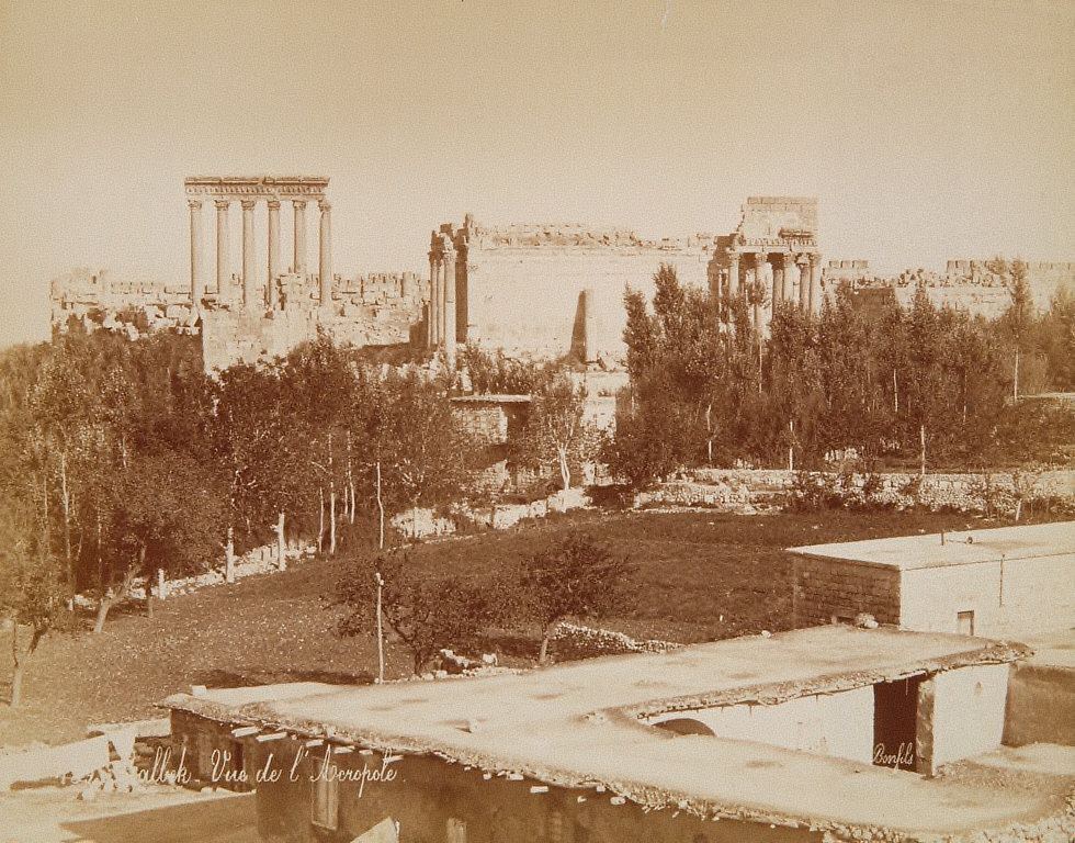 Vue de l'Acropole, Balbek