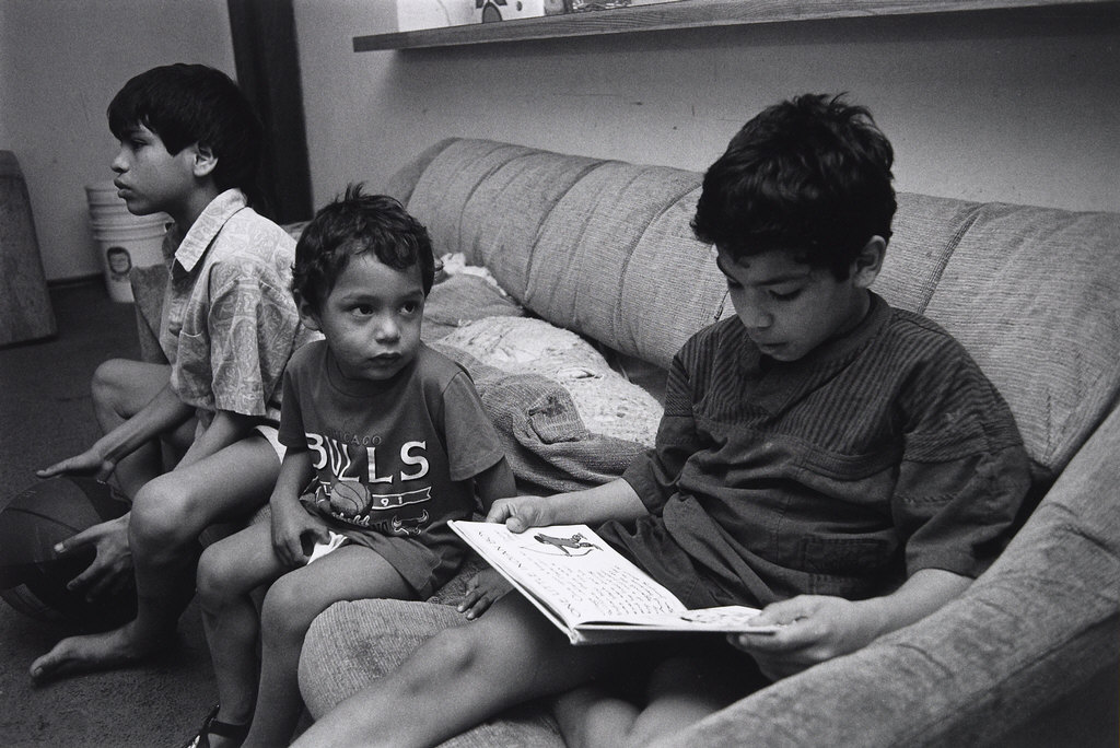 Boy Reading, Frogtown