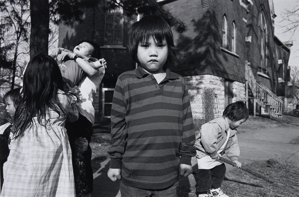 Hmong Boy with Clenched Fists, Frogtown