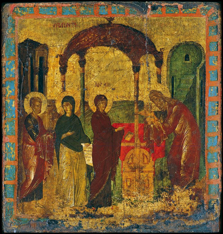 Icon with the Presentation of Christ in the Temple