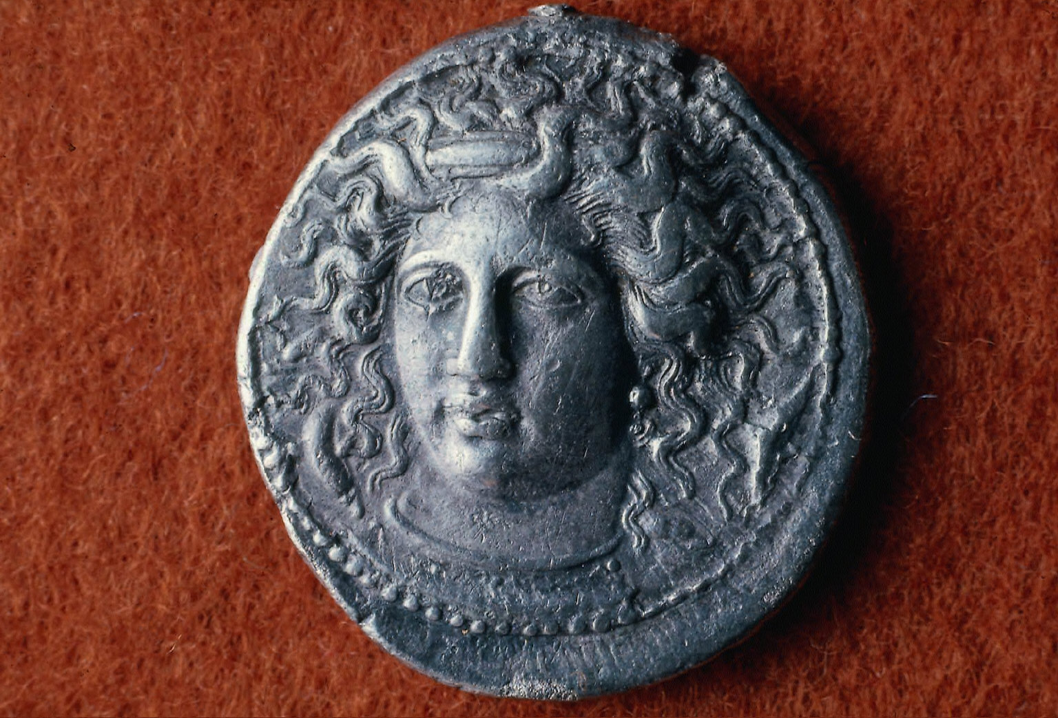 Tetradrachm with head of Arethusa, signed by Kimon