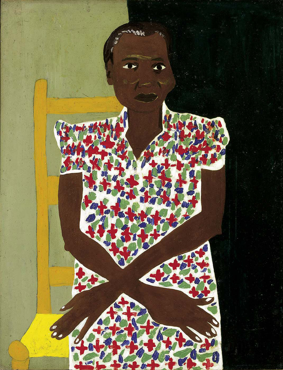 Woman in Calico