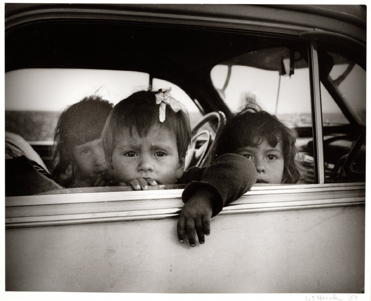 Children in Car, Buttonwillow, California