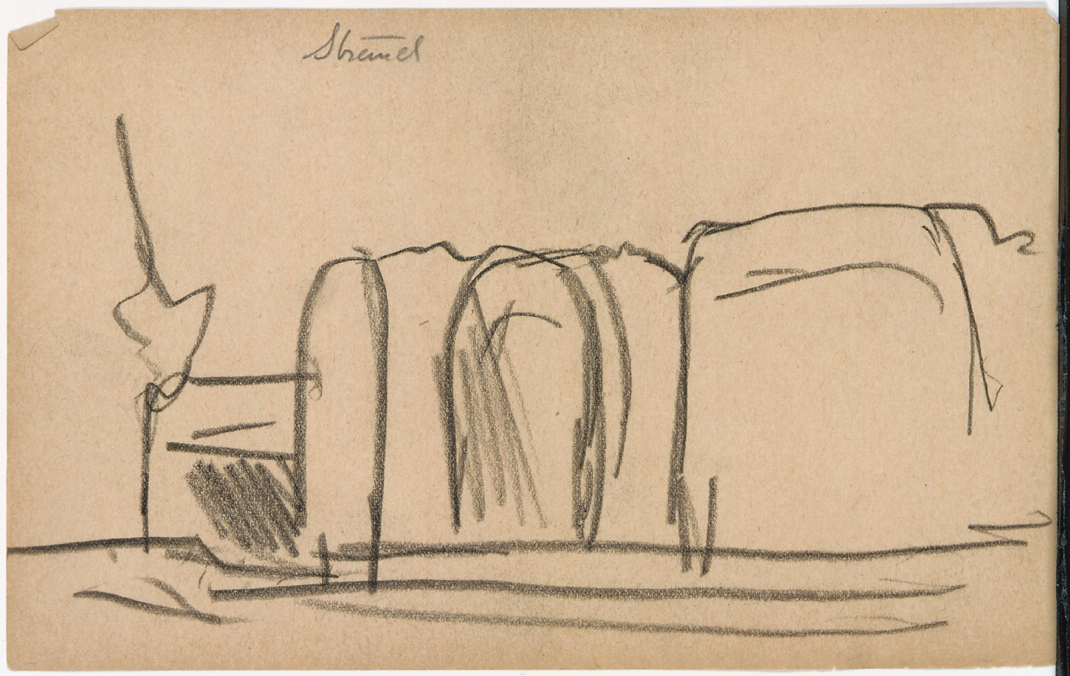 Strand: Drawing for painting New York Movie