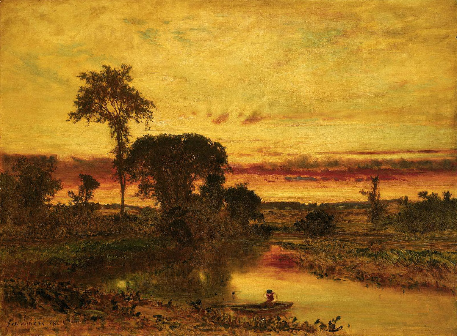 Sunset Landscape, Medfield