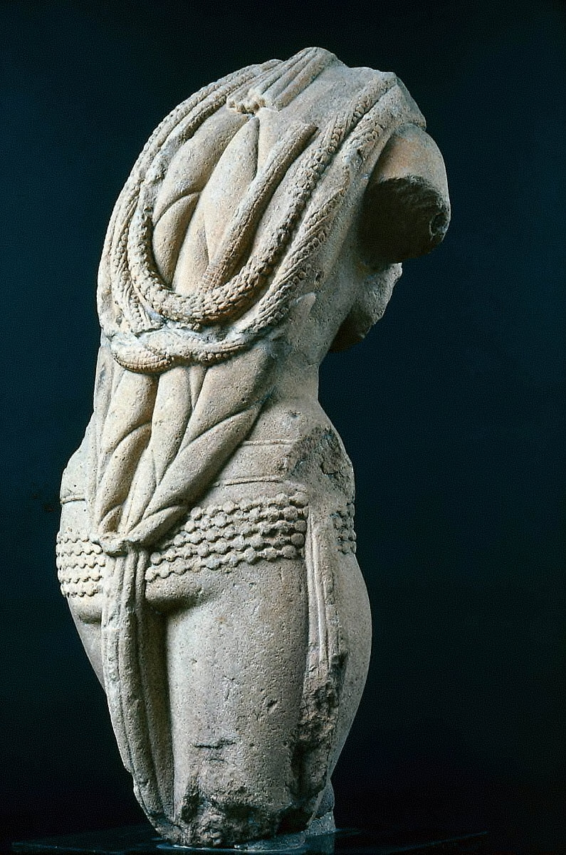 Torso of a fertility goddess (yakshi), from the Great Stupa at Sanchi