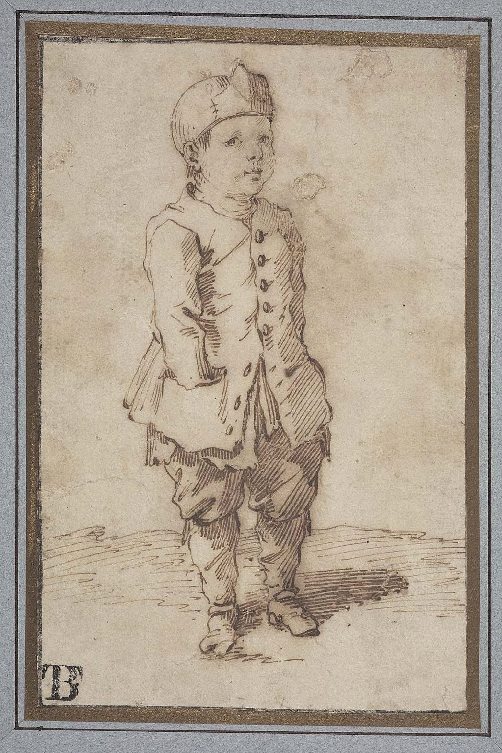 Boy Standing with One Hand in His Pocket