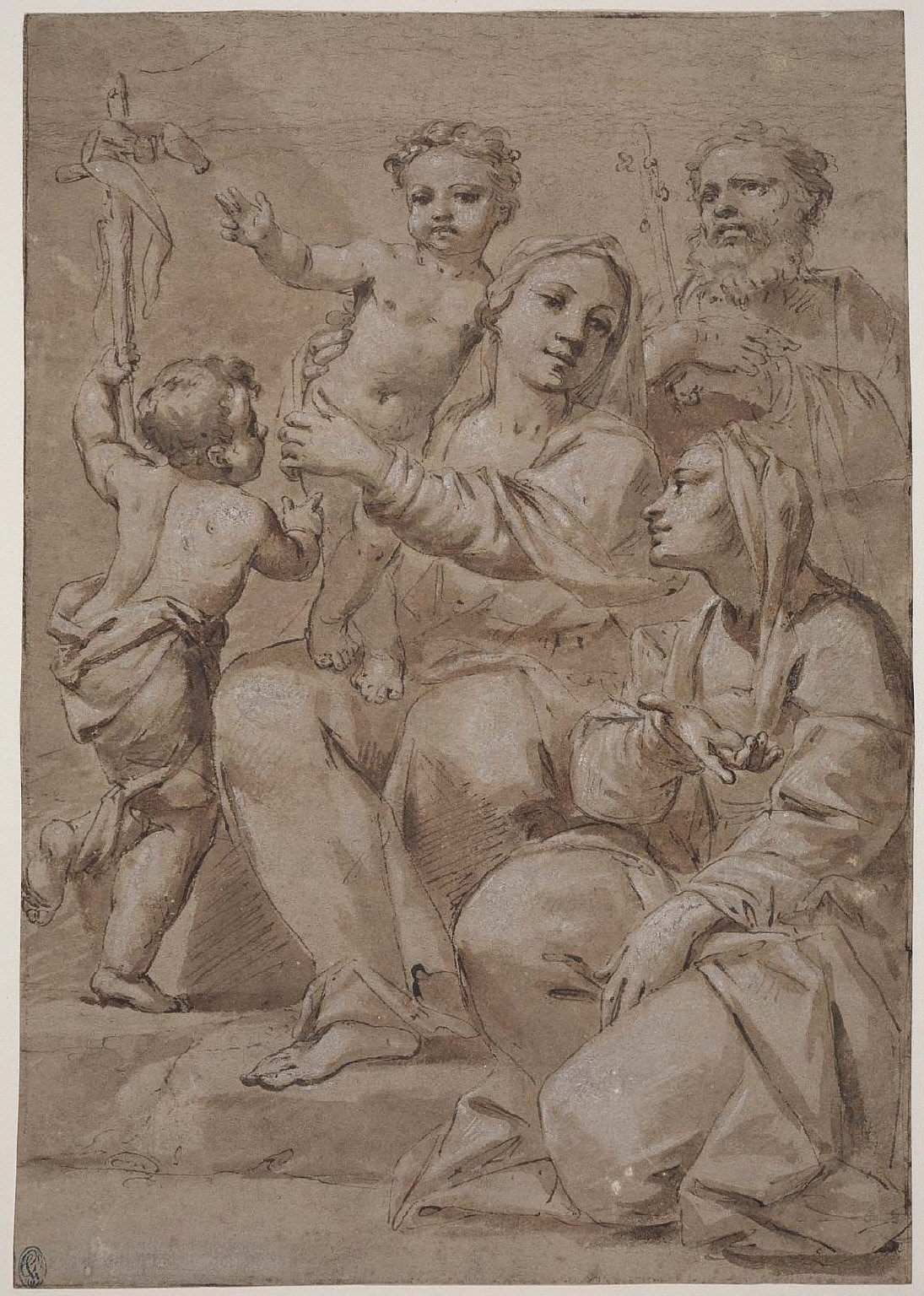 Holy Family with St. Anne and the Child Baptist