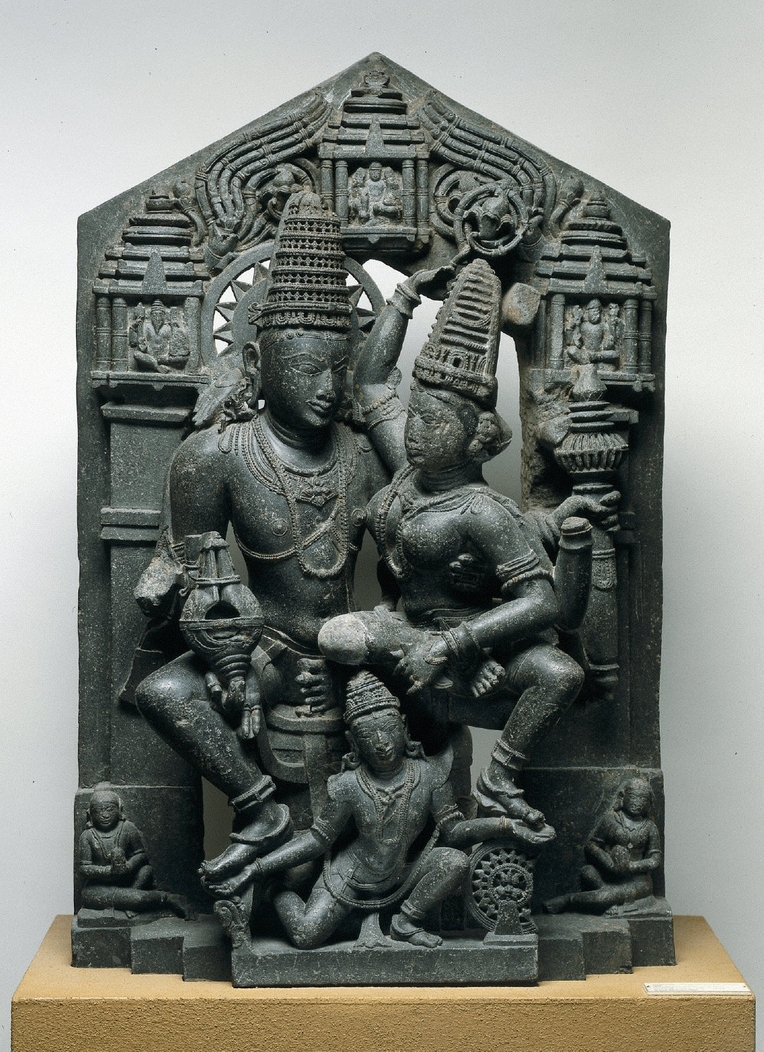 Vishnu and Lakshmi Supported by Garuda