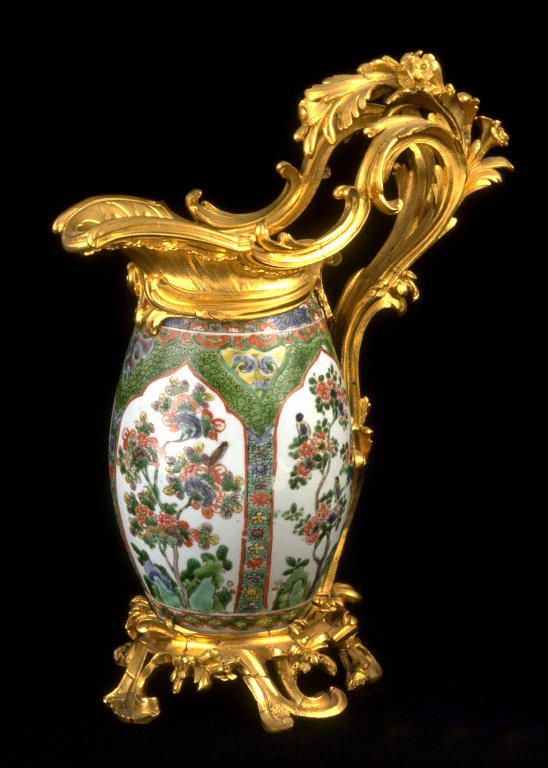 Vase mounted as ewer