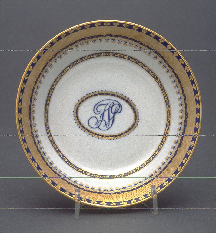 1 of 12 shallow tea bowls (from Chinese export service, 1985.39.1-96)