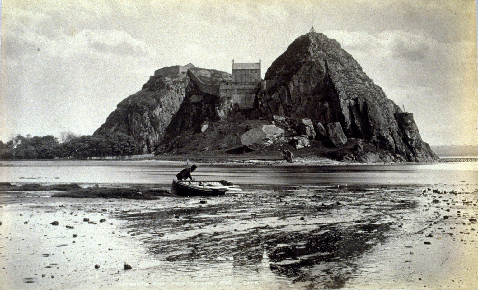 Dumbarton Rock from the West