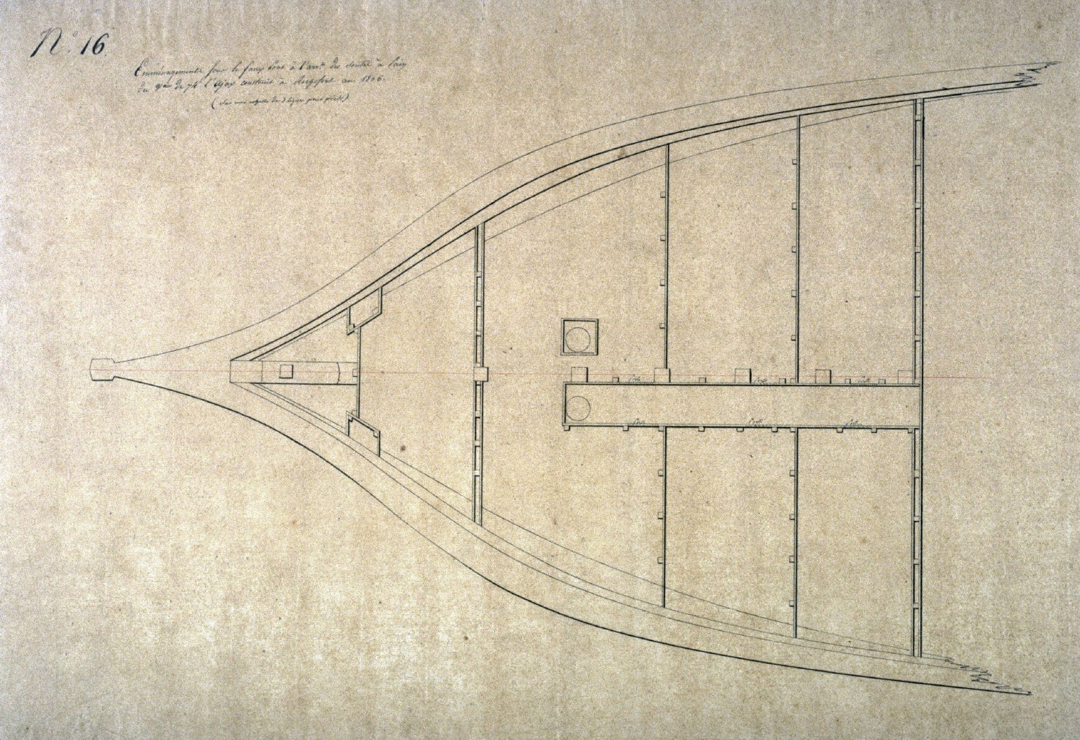 Deck Layout of a Ship