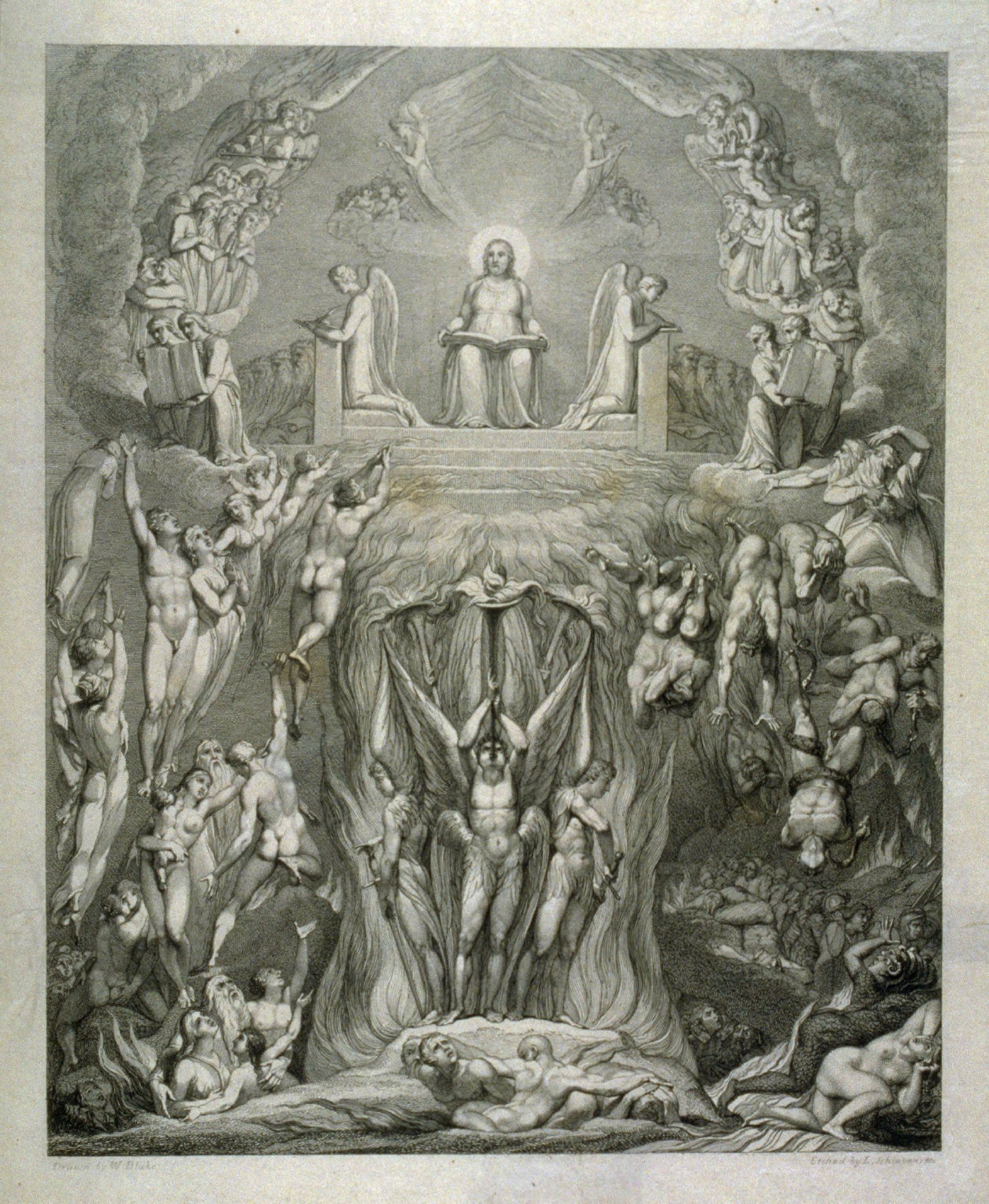 The Grave by Robert Blair, London 1813; designed by Blake engraved by Luigi Schiavonetti; The Day of Judgment