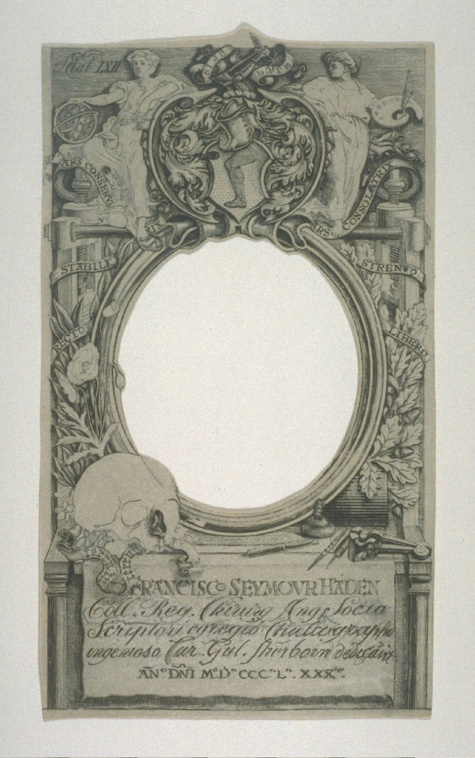 Bookplate for Francis Seymour Haden