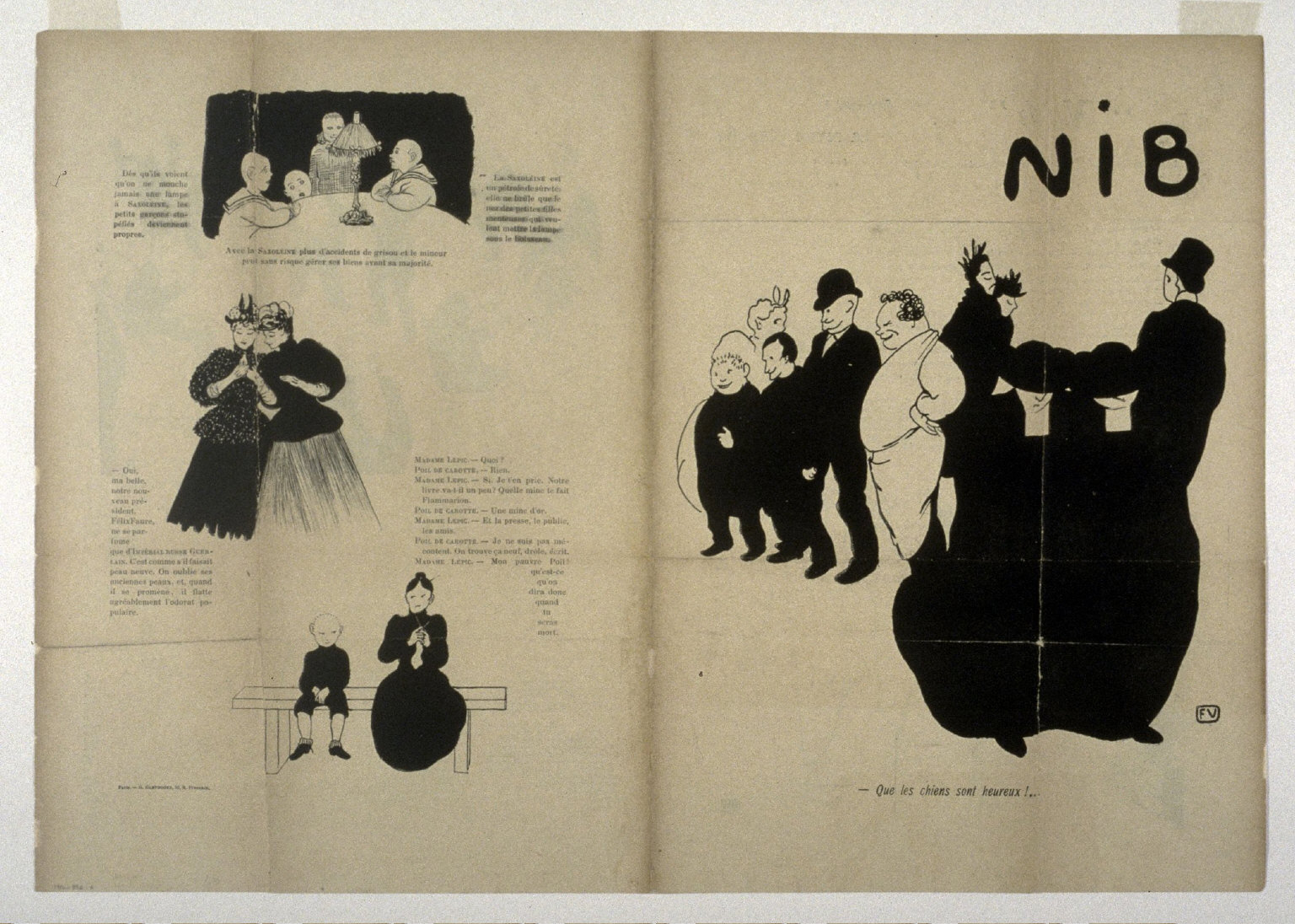 Nib No. 2 supplement to La Revue Blanche. 15 Feb. 1895