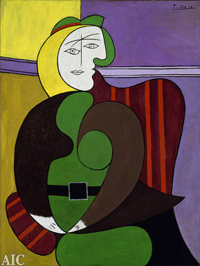 [The Red Armchair, Woman in red armchair, Fauteuil Rouge, Frau in rotem Lehnstuhl, La poltrona rossa, Der rote Sessel]