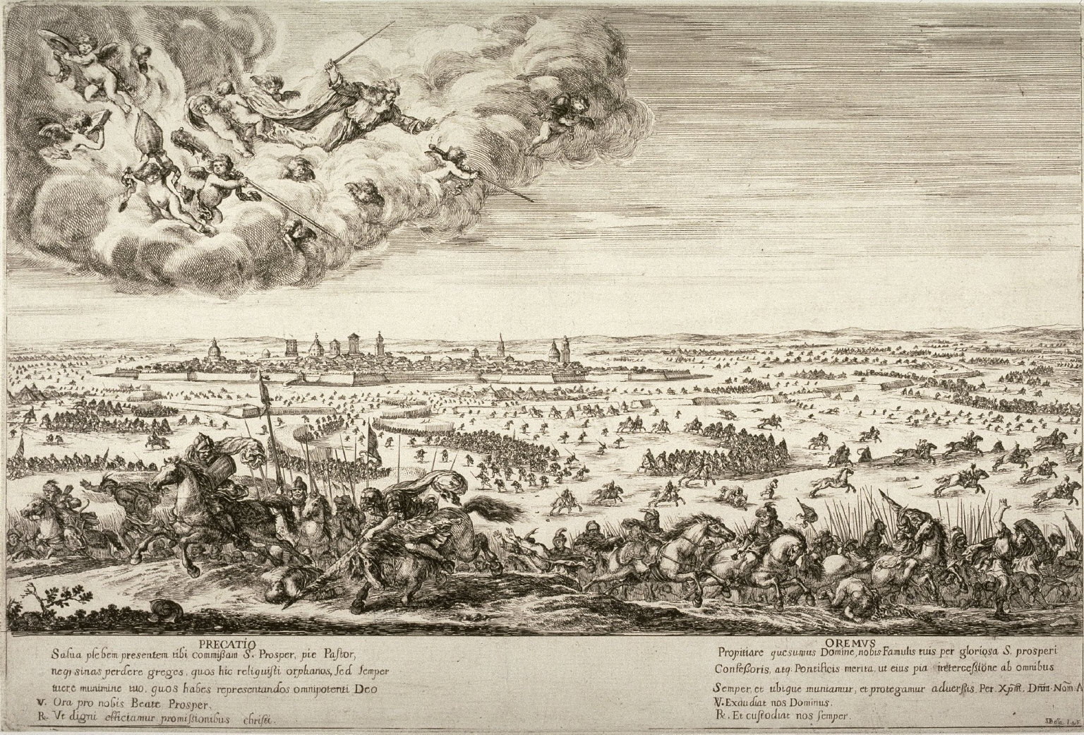 St. Prosper Delivering The City Of Reggio Emilia from an Attacking Army