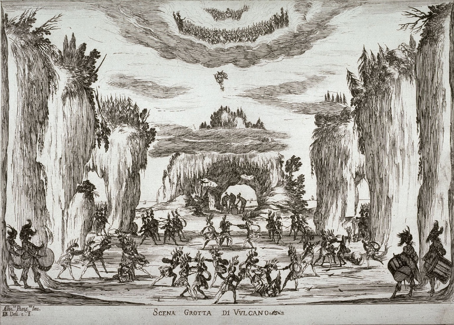 Scena Grotta Di Volcano (Vulcan's Grotto), from the series Le Nozze Degli Dei (The Weddings of the Gods)