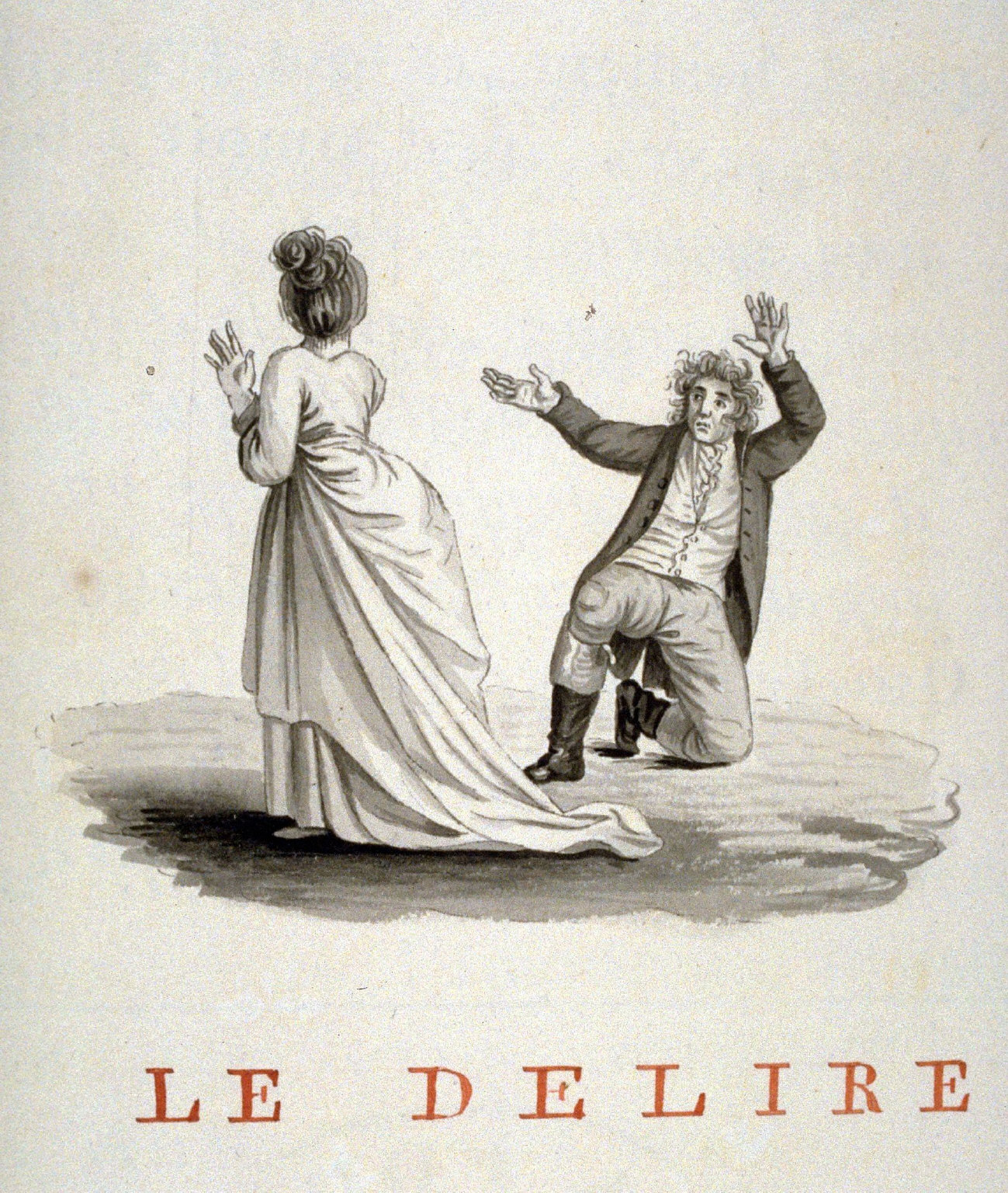 Le délire, page 345 of the book, Mon passe-tems dédié à moi-même , vol.2