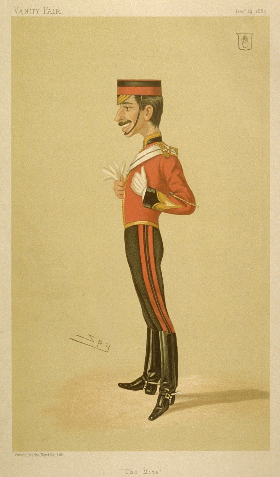 Sir George Compton Archibald Arthur, Bart., "The Mile" from Vanity Fair, December 19, 1885