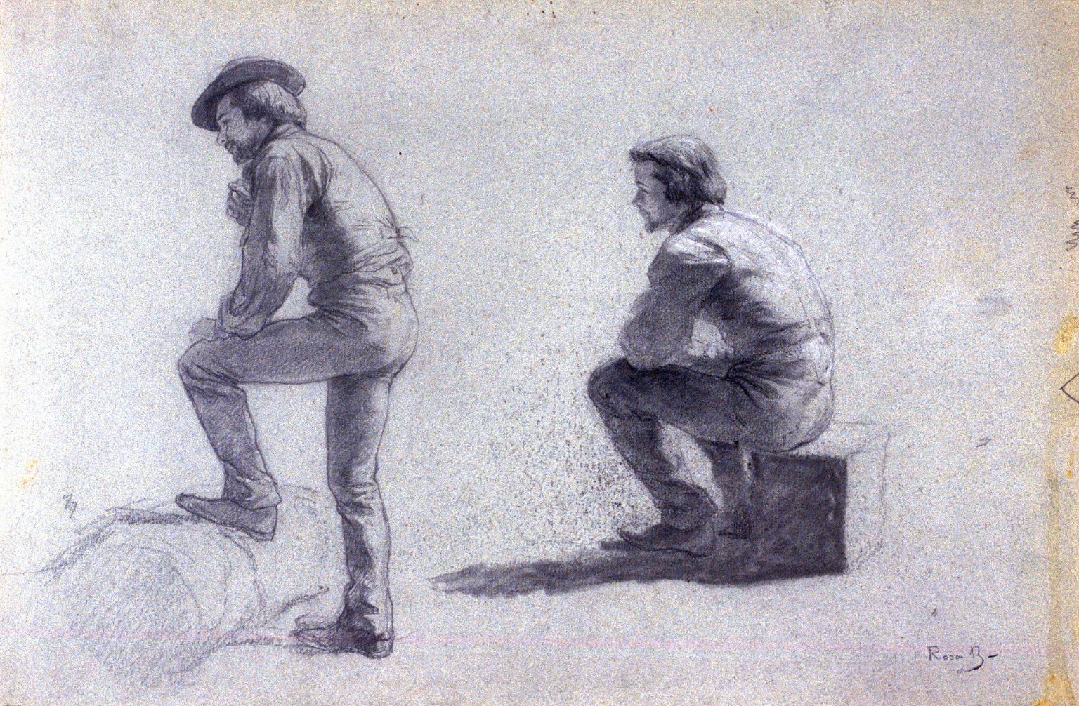 Two Male Figures