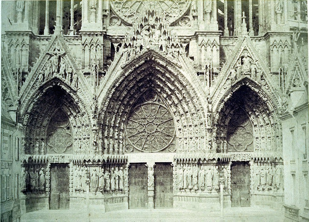 Rheims Cathedral, facade, portals