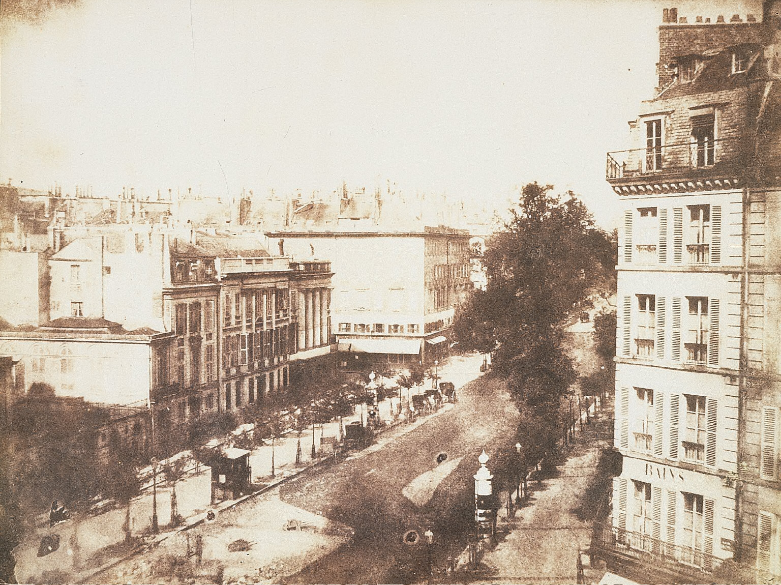 View of the Boulevards at Paris