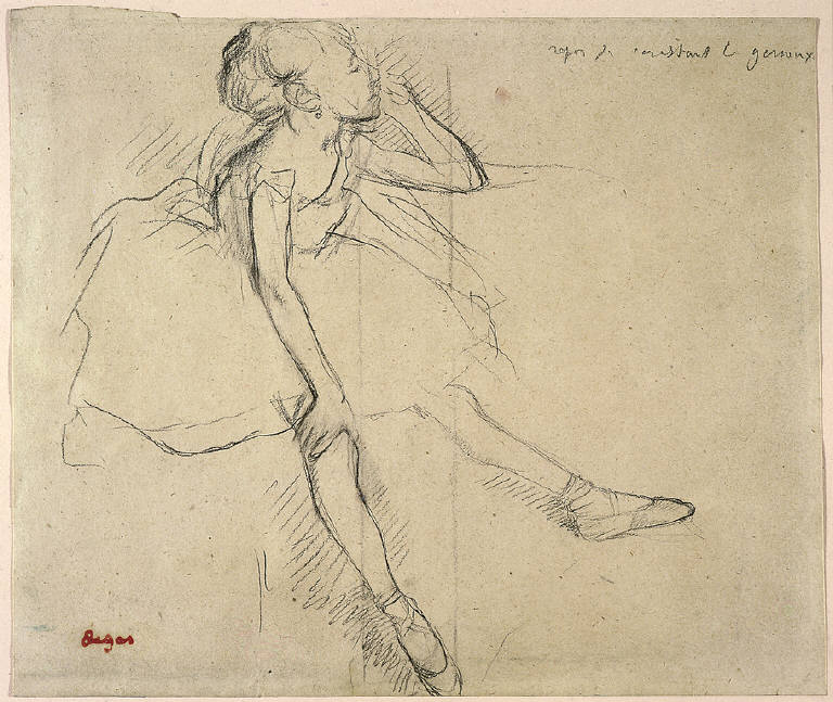 Ballet Girl in Repose